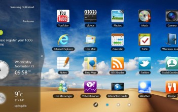Samsung Series 7 Slate - Touch Launcher - 00