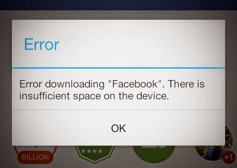 Android Insufficient Space