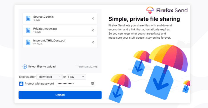 firefox-send-encrypted-file-share